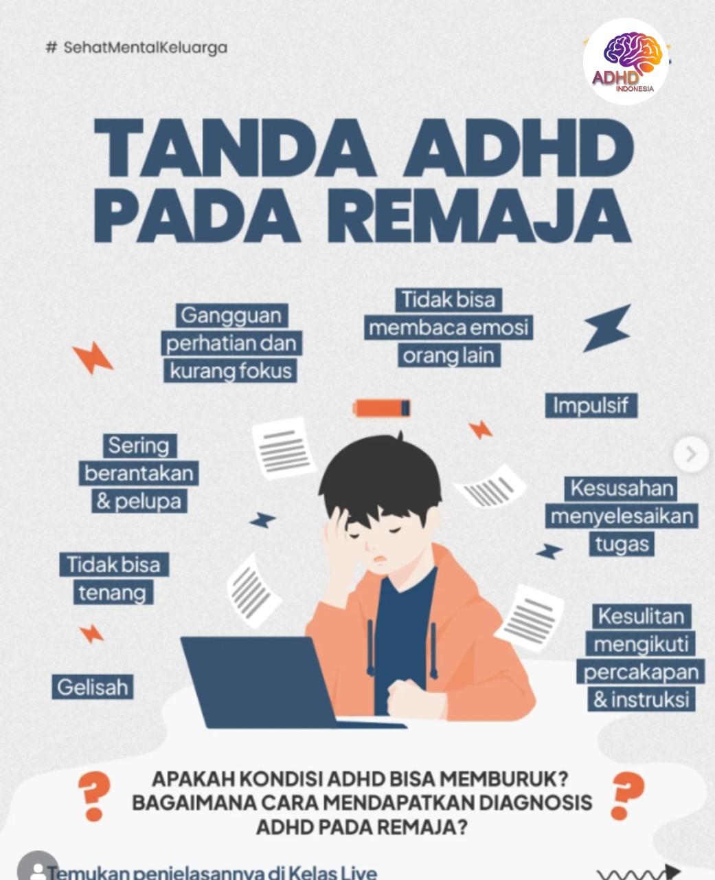 Screening ADHD Non-Diagnostik: Edukasi Awal bagi Orang Tua di Kota Bontang